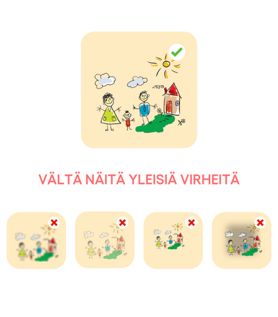 Selkeän ja terävän lopputuloksen saavuttamiseksi